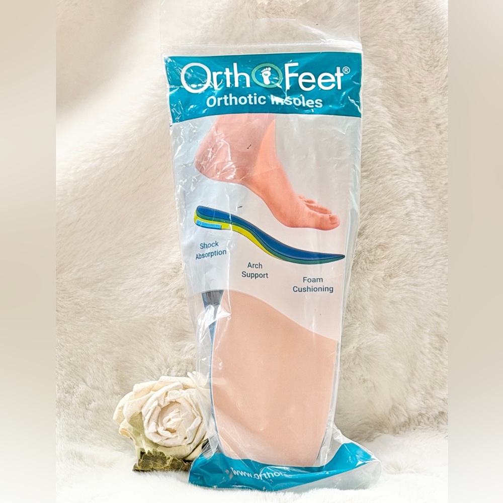 New with tag Women’s ORTHOFEET ORTHOTIC INSOLES. Shock absorption, Arch support,